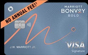 Marriott Bonvoy Bold (Registered Trademark) credit card. NO ANNUAL FEE (dagger) 