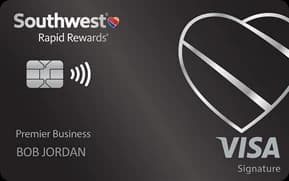  Clickable card art links to Southwest Rapid Rewards(Registered Trademark) Premier Business Credit Card product page